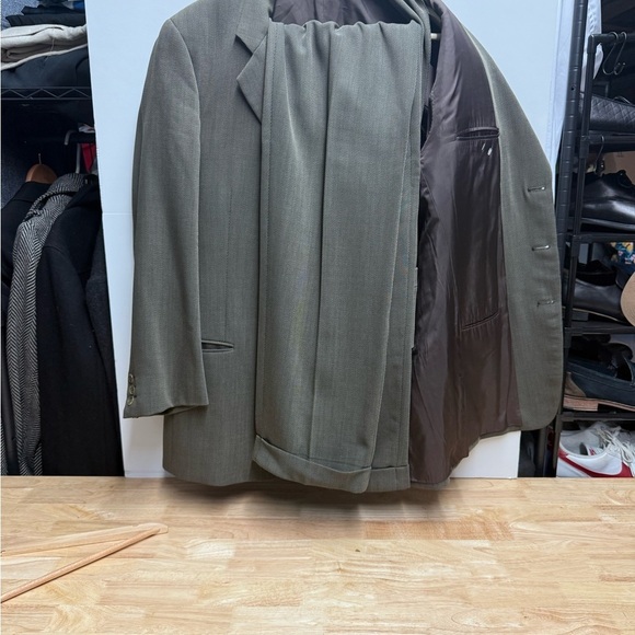 Vintage Green Giorgio Armani Collezioni 3PC Suit - Picture 4 of 5